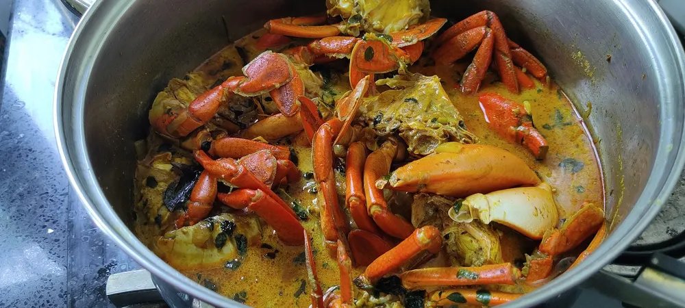 A Sri Lankan crab curry